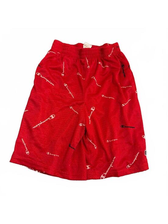 Champion Other - Champion Kids Red Athletic Shorts Large - Logo Design